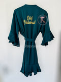 Green Frilled Robes