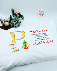 Christmas Eve Pillowcase