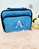 Blue Personalised Lunch Bag